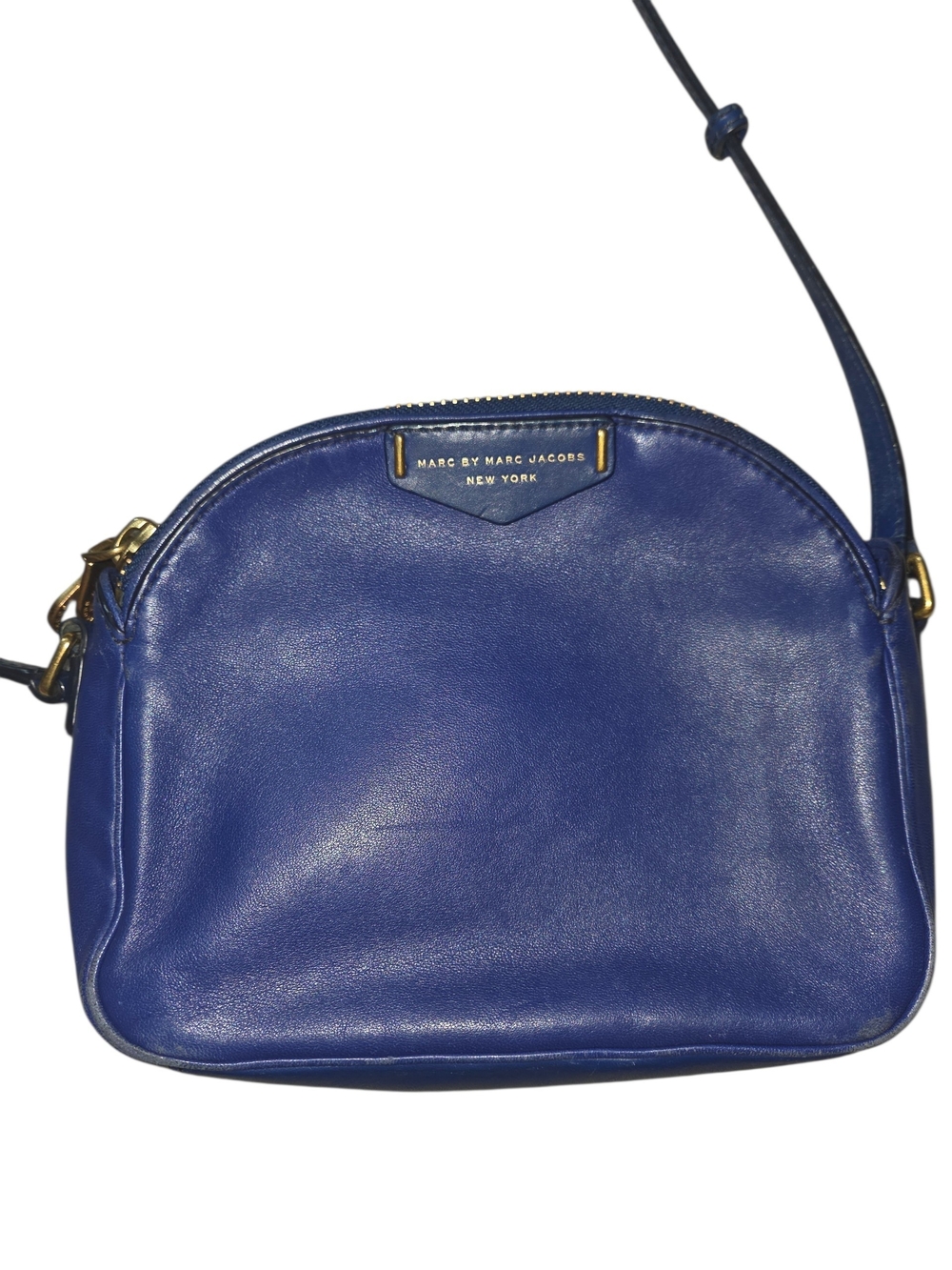 Marc by Marc Jacobs Blue Leather Crossbody Bag